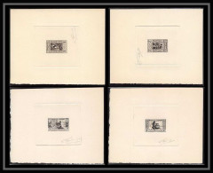 0461a/ 4 Epreuve D'artiste Artist Proof PROMO Dahomey 1961 Y&t 159 / 162 Artisanat Signé Signed Autograph Betemps - Other & Unclassified