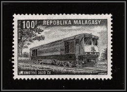 2787 N°503 Locomotive Engine 3600CV Train 503 Epreuve Photo Noir Et Blanc Proof Madagascar1972 - Eisenbahnen