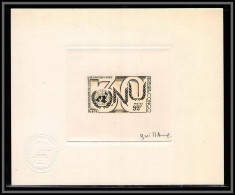 2704 N°408 ONU UNO United Nations 1975 Epreuve D'artiste Artist Proof Signé Guillame Signed Autograph Congo - ONU