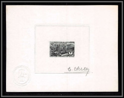 2684 N°242 Cimenterie Ciment Cement Louété 1969 Epreuve D'artiste Artist Proof Signé Haley Signed Autograph Congo - Usines & Industries