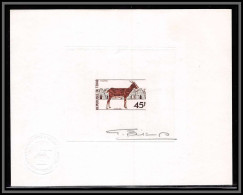 2676 N°268 Chèvre Goat 1972 Animaux Animals Epreuve D'artiste Artist Proof Signé Betemps Signed Autograph Tchad - Tchad (1960-...)