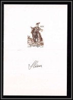 2645 N°2083 Sigismond 3 Wasa King Rubens Tableau Painting Epreuve D'artiste Artist Proof Signé Signed Sverige Suède - Unused Stamps