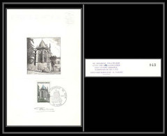 2429 1683 Sainte-Chapelle Riom Eglise Church France Epreuve D'artiste Artist Proof Signé Signed Tirage 70 Exemplaires - Artist Proofs