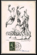 2368 1629 Championnat Du Monde De Handball 1970 France Epreuve D'artiste Artist Proof Signé Signed  - Artist Proofs