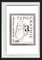2339 2407 Allegorie Marianne La Typographie Gid Tableau Painting France Epreuve Photo Maquette Proof Noir Black - Epreuves D'artistes