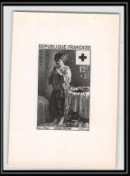 2325 1089 Croix Rouge (red Cross) Jeune Paysan 1955 France Epreuve Photo Maquette Proof Noir Black - Artist Proofs