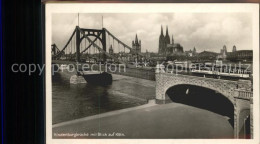 71570338 Koeln Rhein Hindenburgbruecke Koeln Rhein - Köln