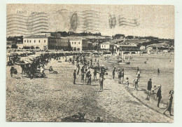 FANO - SPIAGGIA . - VIAGGIATA FG - Pesaro