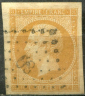 FRANCE - Y&T  N° 13B (o)...oblitération Losange Petits Chiffres - 1853-1860 Napoleon III