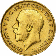 Monnaie, Grande-Bretagne, George V, 1/2 Sovereign, 1914, TTB, Or, KM:819 - 1/2 Sovereign
