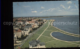 71570240 Cuxhaven Nordseebad Seefront Mit Blick Zur Kugelbake Cuxhaven - Cuxhaven