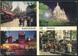 °°° 31240 - FRANCE - 75 - SOUVENIR DE PARIS - 1974 With Stamps °°° - Panoramic Views