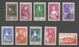 MONACO YVERT NUM. 185/194 SERIE COMPLETA NUEVA SIN GOMA - Unused Stamps