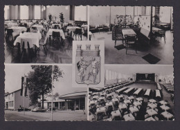 Ansichtskarte Bünde Westfalen Gastronomie Stadtgarten Innen Außenansicht 1962 - Autres & Non Classés