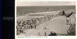 71570116 Westerland Sylt Promenade Mit Strand Westerland - Other & Unclassified