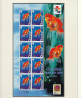 GIBRALTAR  962-965, 4 Kleinbogen, Postfrisch **, Europa CEPT: Lebensspender Wasser, 2001 - Ongebruikt