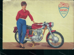 Be859 Cartolina Publicitaria Motociclismo Ducati Meccanica Bologna Annullo Rosso - Werbepostkarten