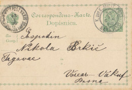 1906. KuK Mil.Post. Korrespondenz - Karte Sarajevo - Varcar Vakuf - Storia Postale