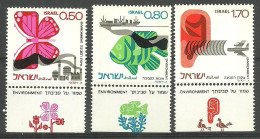 Israel 1975 Mi 656-658 MNH  (ZS10 ISR656-658) - Poissons