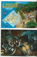 LIBRO FLEXO CON 9 VISTAS DE LAS CUEVAS DE CAMPANET.-  MALLORCA - BALEARES.- ( ESPAÑA ) - Mallorca