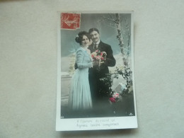 Neuilly - Don De Fleurs Est Douce Surprise - 1007 - Yt 135 - Editions Non Définies - Année 1909 - - Couples