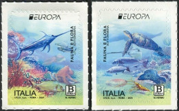 2024 - ITALIA / ITALY - EUROPA CEPT - FAUNA E FLORA SOTTOMARINA / UNDERWATER FAUNA & FLORA. MNH. - 2024