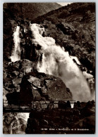 Olden, Nordfjord Waterfall, Postcard Black And White - Norwegen