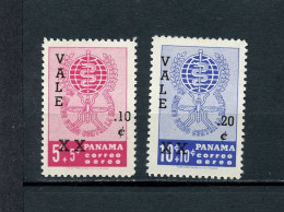 PANAMA PALUDISME AIRMAIL 245/246 MNH LUXE NEUF SANS CHARNIERE - Enfermedades