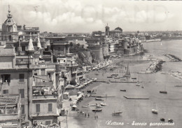 CARTOLINA  C21 NETTUNO,ROMA,LAZIO-SCORCIO PANORAMICO-MARE,LUNGOMARE,VACANZA,BARCHE A VELA,BELLA ITALIA,VIAGGIATA 1963 - Sonstige & Ohne Zuordnung