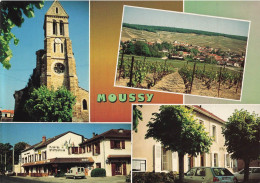 Moussy * Souvenir Du Village * Cp 4 Vues * Hôtel Auberge Champenoise - Sonstige & Ohne Zuordnung