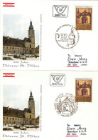 AUSTRIA POSTAL HISTORY / DIOZESE St. POLTEN  CHURCH 1985 ,COVER 2X,FDC. - FDC