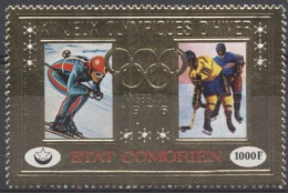 Comores 1976, Olympic Games In Innsbruck, 1val Gold - Hockey (sur Glace)