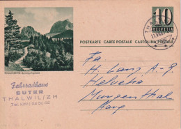 PK 193  "Riggisberg Gantrischgebiet"  (Fahrradhaus Suter, Thalwil)       1963 - Stamped Stationery