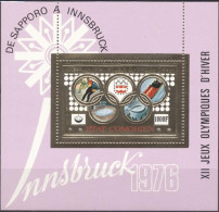 Comores 1976, Olympic Games In Innsbruck, Gold Block - Comores (1975-...)