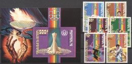 Senegal 1976, Olympic Games In Montreal, 6val. +BF - Zomer 1976: Montreal