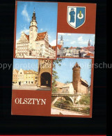 71566523 Olsztyn Allenstein Rathaus Altstadt Burg Turm Wappen Olsztyn Allenstein - Polen
