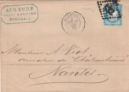 Lettre De Bordeaux à Nantes LAC - 1849-1876: Période Classique