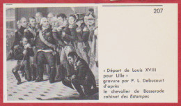 Restauration. Départ De Louis XVIII Pour Lille. Gravure Par P L Debucourt. Larousse 1960. - Historical Documents