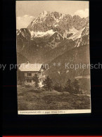 71566344 Mittenwald Bayern Kranzberghaus Bergwirtschaft Gegen Woerner Berghuette - Mittenwald