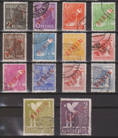 Berlin - 1949 "Rotaufdruck", Mi.Nr. 21-34 Mit Sauberen Rundstempeln. - Used Stamps