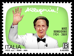 2024 - ITALIA / ITALY - CENTENARIO DELLA NASCITA DI MIKE BONGIORNO / CENTENARY OF THE BIRTH OF MIKE BONGIORNO. MNH - Autres & Non Classés