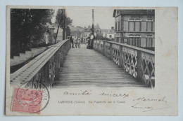 Cpa 1905 LAROCHE Yonne La Passerelle Sur Le Canal - MAY14 - Laroche Saint Cydroine