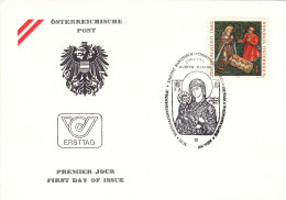 AUSTRIA POSTAL HISTORY / CRIST KINDL CHRISTMAS 1982 ,COVER,FDC. - FDC