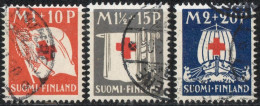 Finland Suomi 1922 Red Cross Issue Caancelled - Rotes Kreuz