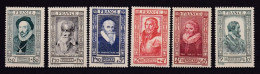 SERIE MONTAIGNE YT N°587 à N°592 NEUF** - Unused Stamps