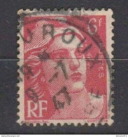 RARE VARIETE "fond Ligné" Sur N°721 TBE - Used Stamps