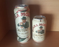 BIRRA MORETTI Beer-Produced By Heineken Serbia-Lot Of 2pcs EMPTY CANS-0,33l + 0,5l - Cans