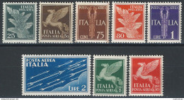 1930-32 Italia Posta Aerea 8v. MNH Sassone N. 10/17 - Andere & Zonder Classificatie