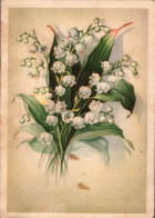 H3003 - Künstlerkarte - Blumen Maiglöckchen - Gel Frankenberg - Fleurs