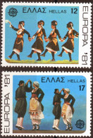 Grecia / Greece Serie Completa Año 1981  Yvert Nr. 1423/24  Nueva  Europa CEPT - Unused Stamps